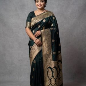 Elegant Black Banarasi