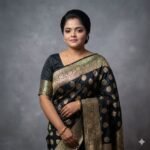 Classic Black Banarasi Saree