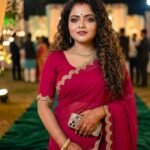 Maroon Georgette Party Wear Saree